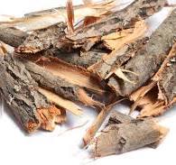 Pile of chopped firewood with visible bark and splinters on a white background.